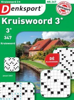 Denksport Kruiswoord 3 – 31 december 2020