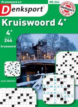 Denksport Kruiswoord 4 – december 2020