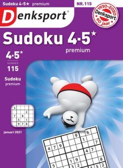 Denksport Sudoku 4-5 premium – 24 december 2020