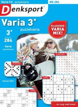 Denksport Varia 3 Puzzelvaria – 21 januari 2021