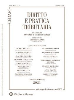 Diritto e Pratica Tributaria – Gennaio 2021