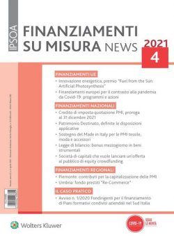 Finanziamenti su misura news – Aprile 2021