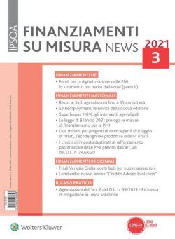 Finanziamenti su misura news – Marzo 2021