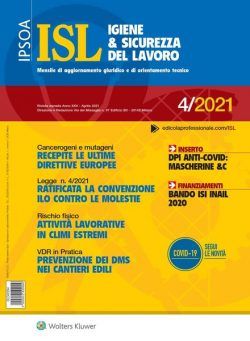 Igiene & Sicurezza del Lavoro – Aprile 2021