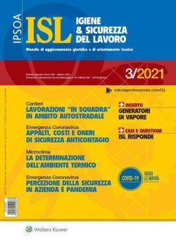 Igiene & Sicurezza del Lavoro – Marzo 2021