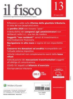 il fisco – 29 Marzo 2021