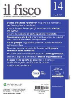 il fisco – 5 Aprile 2021