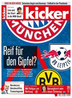 Kicker – 29 Marz 2021