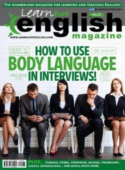 Learn Hot English – Issue 227 – April 2021