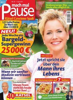 Mach mal Pause – 07 April 2021