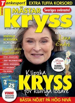 Mastarkryss – 25 mars 2021