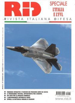 Rivista Italiana Difesa – Gennaio 2021