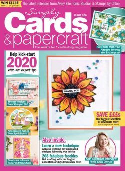 Simply Cards & Papercraft – Issue 200 – December 2019