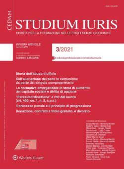 Studium Iuris – Marzo 2021