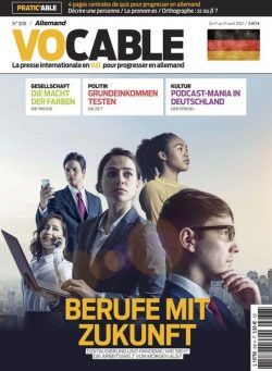 Vocable Allemand – 1er Avril 2021