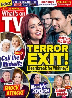 What’s on TV – 17 April 2021