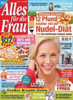 Alles fur die Frau – 30 April 2021