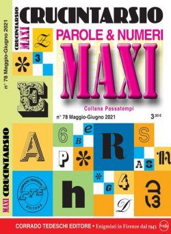 Crucintarsio – maggio 2021