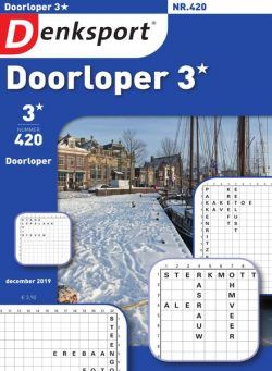 Denksport Doorloper 3 – 20 december 2019