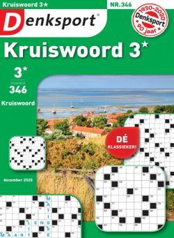 Denksport Kruiswoord 3 – 03 december 2020