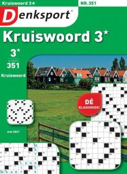 Denksport Kruiswoord 3 – 22 april 2021