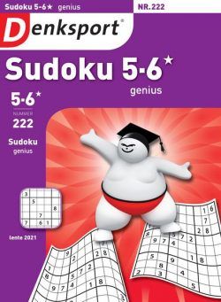 Denksport Sudoku 5-6 genius – 11 maart 2021