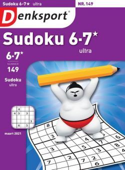 Denksport Sudoku 6-7 ultra – 25 februari 2021