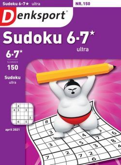 Denksport Sudoku 6-7 ultra – 25 maart 2021