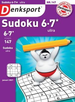 Denksport Sudoku 6-7 ultra – 31 december 2020