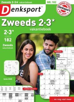 Denksport Zweeds 2-3 vakantieboek – 21 mei 2020