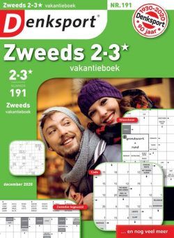 Denksport Zweeds 2-3 vakantieboek – 26 november 2020
