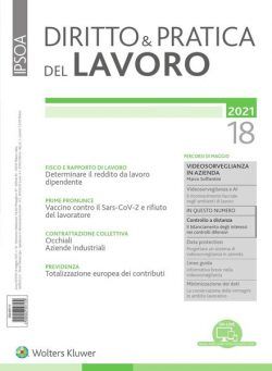 Diritto e Pratica del Lavoro – 8 Maggio 2021