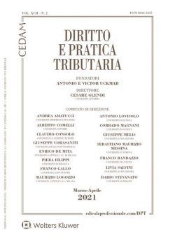 Diritto e Pratica Tributaria – Aprile 2021