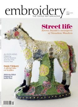 Embroidery Magazine – July-August 2016