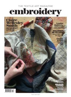 Embroidery Magazine – March-April 2021