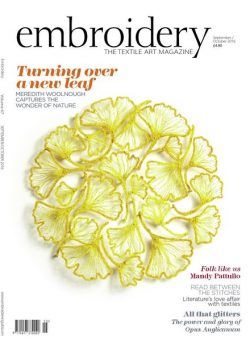 Embroidery Magazine – September-October 2016