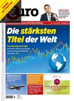 Euro am Sonntag – 16 April 2021