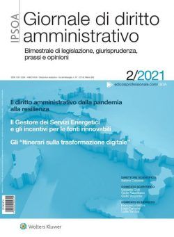 Giornale di diritto amministrativo – Aprile 2021