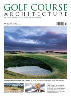 Golf Course Architecture – Issue 33 – July 2013