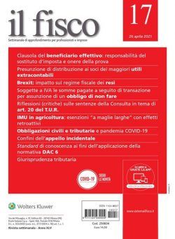 il fisco – 26 Aprile 2021