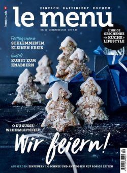 le menu – Dezember 2020