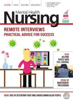 Mental Health Nursing – December 2020 – January 2021