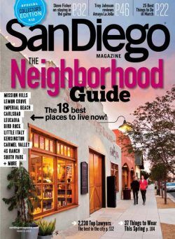 San Diego Magazine – March 2014