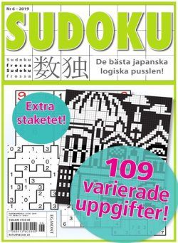 Sudoku Frossa – 18 juli 2019