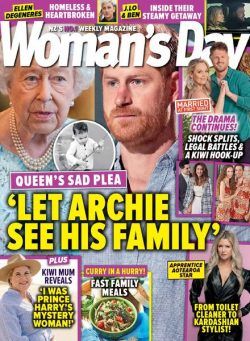 Woman’s Day New Zealand – May 27, 2021