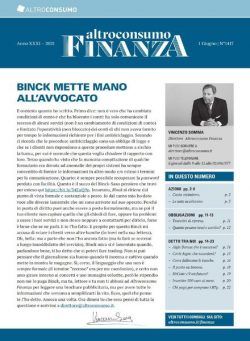 Altroconsumo Finanza – 1 Giugno 2021