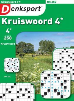 Denksport Kruiswoord 4 – juni 2021