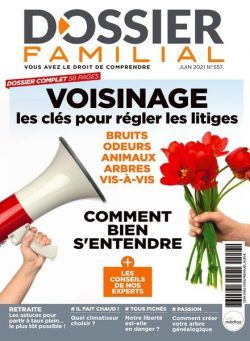 Dossier Familial – Juin 2021