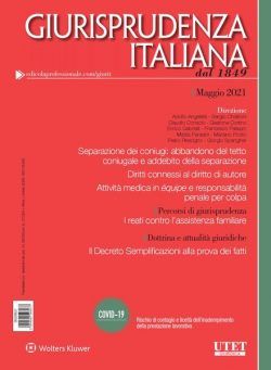 Giurisprudenza Italiana – Maggio 2021