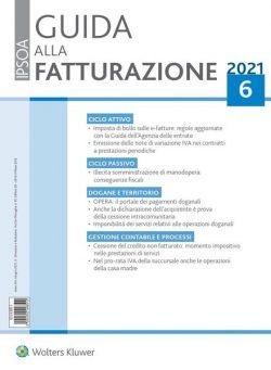 Guida alla Fatturazione – Giugno 2021